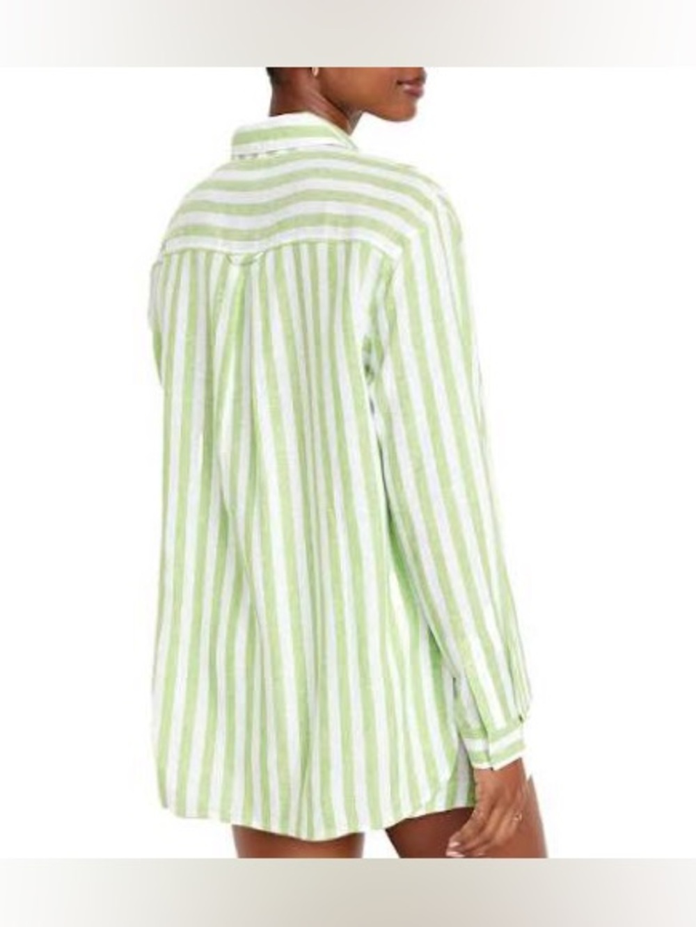 EUC – Old Navy Linen Blend Button Down Boyfriend Shirts (2) – Size 2X